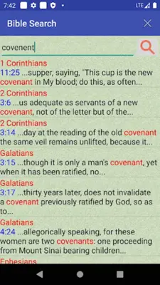 NASB Bible android App screenshot 1