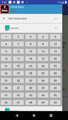 NASB Bible android App screenshot 2