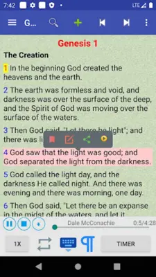 NASB Bible android App screenshot 3